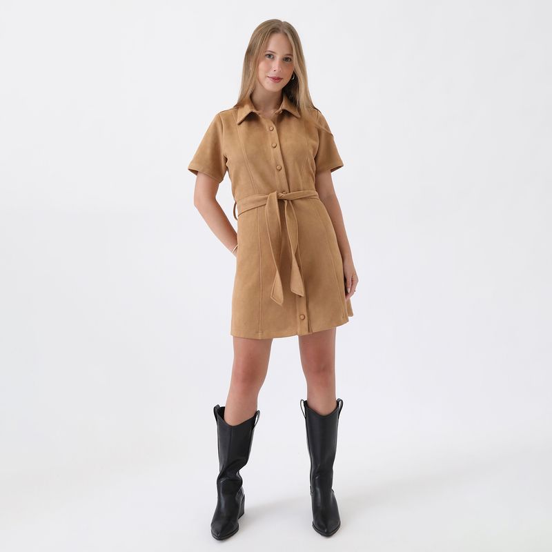 SYBILLA - Vestido Camisero Casual Mujer Sybilla