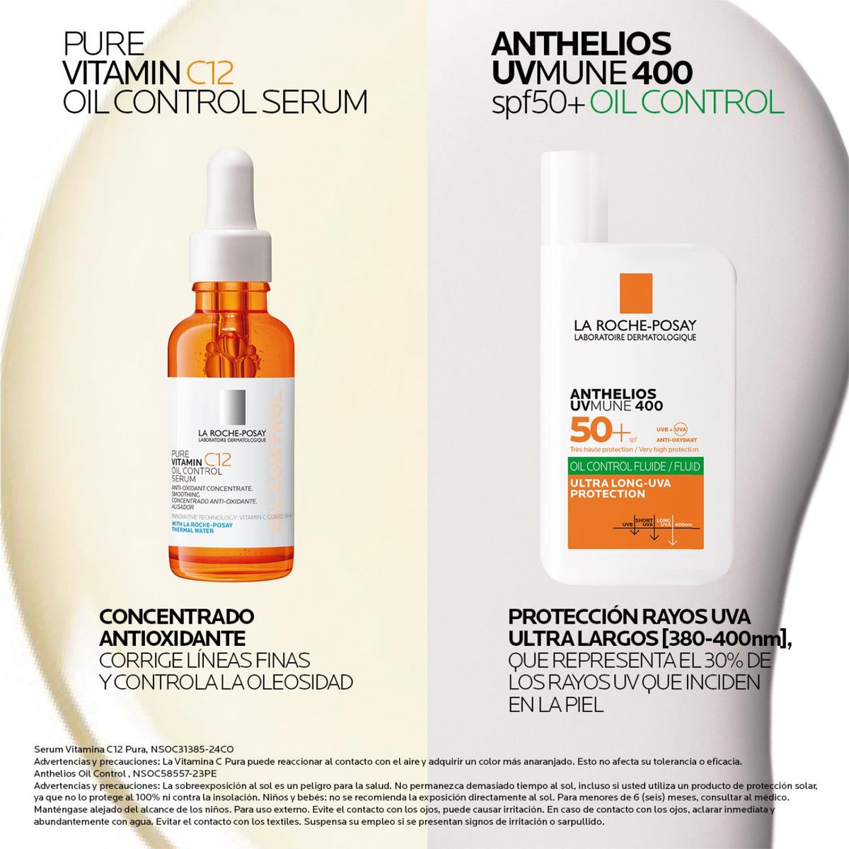 LA ROCHE POSAY - Serum Antioxidante Pure Vitamin C12 Oil Control 30ml