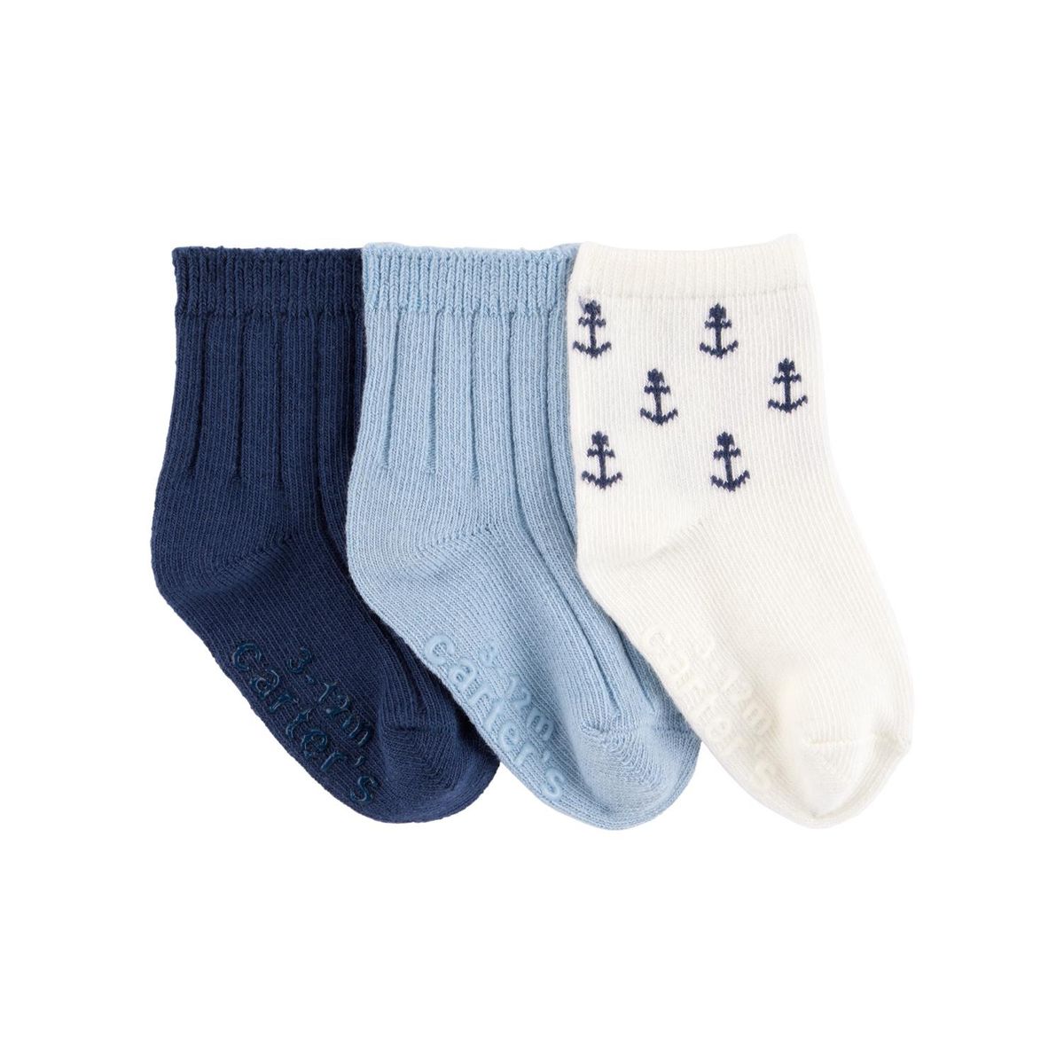 CARTER'S - Medias Bebé Niño Pack X3 Carters