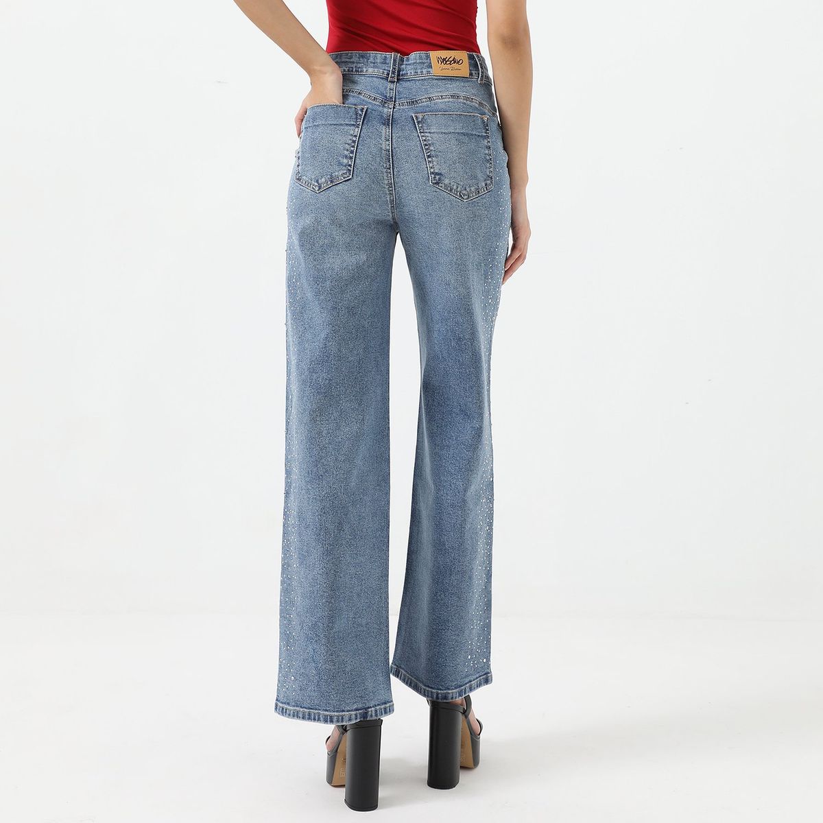 MOSSIMO - Jean Straight Algodón Mujer Mossimo
