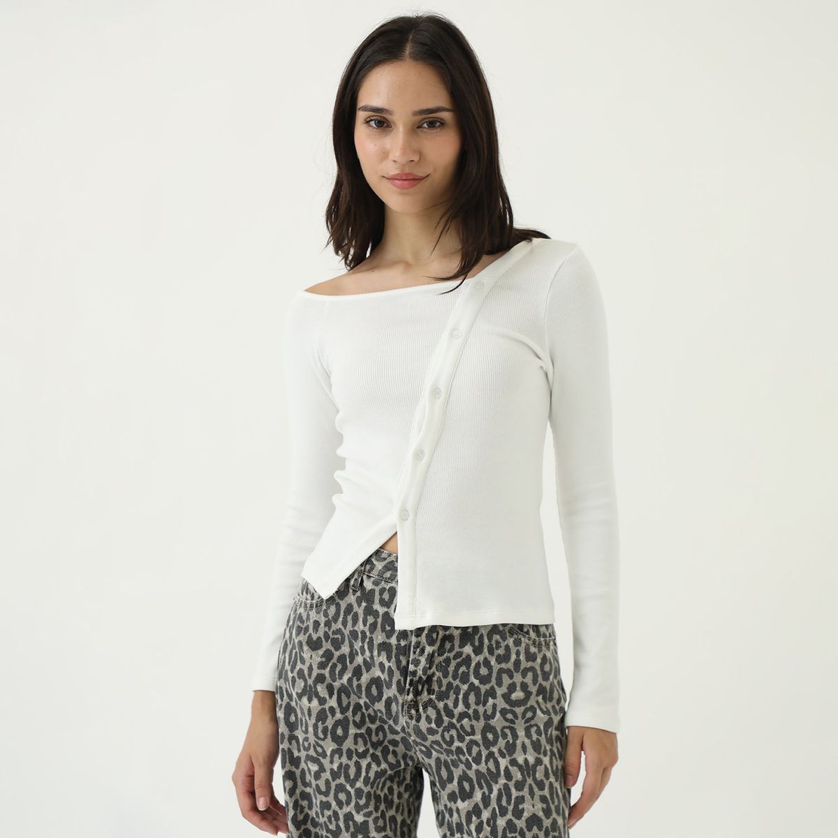 SYBILLA - Polo Manga Larga Algodón Mujer Sybilla