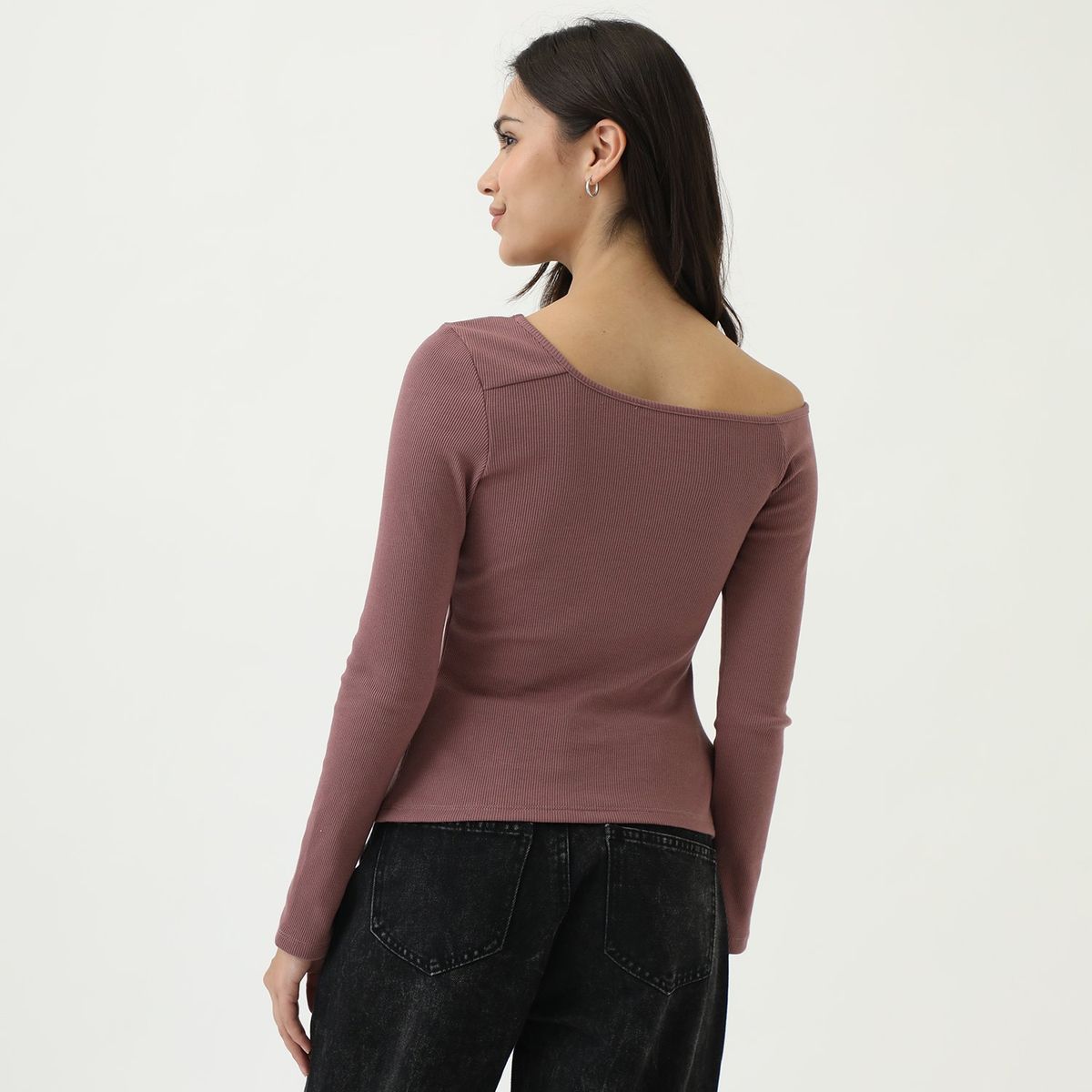 SYBILLA - Polo Manga Larga Algodón Mujer Sybilla