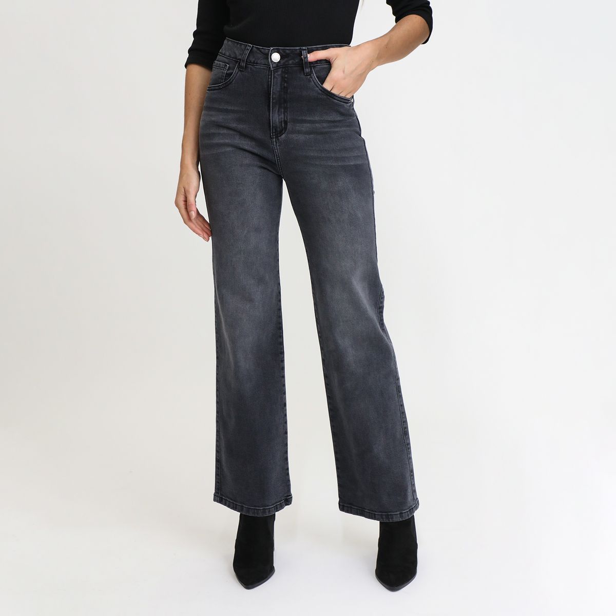 VRP BY VIVIANA RIVAS PLATA - Jean Straight Algodón Mujer VRP By Viviana Rivas Plata