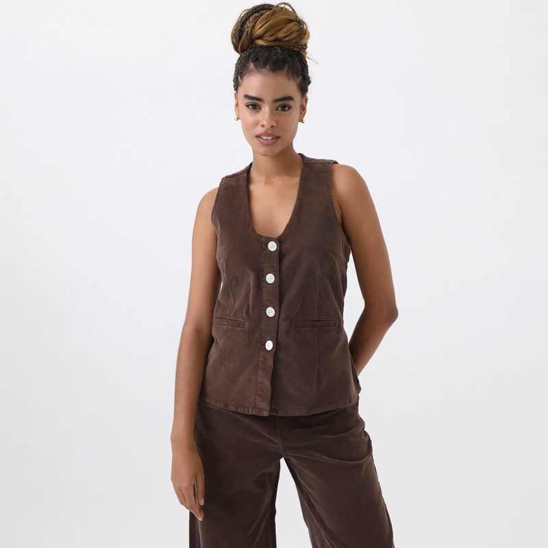 DENIMLAB - Top Manga Larga Algodón Mujer Denimlab