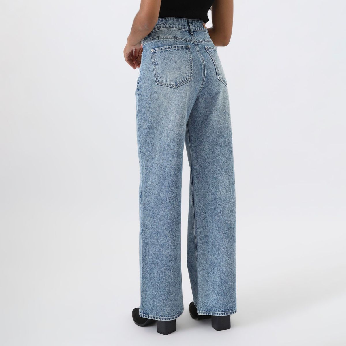 DENIMLAB - Jean Straight 100% Algodón Mujer Denimlab