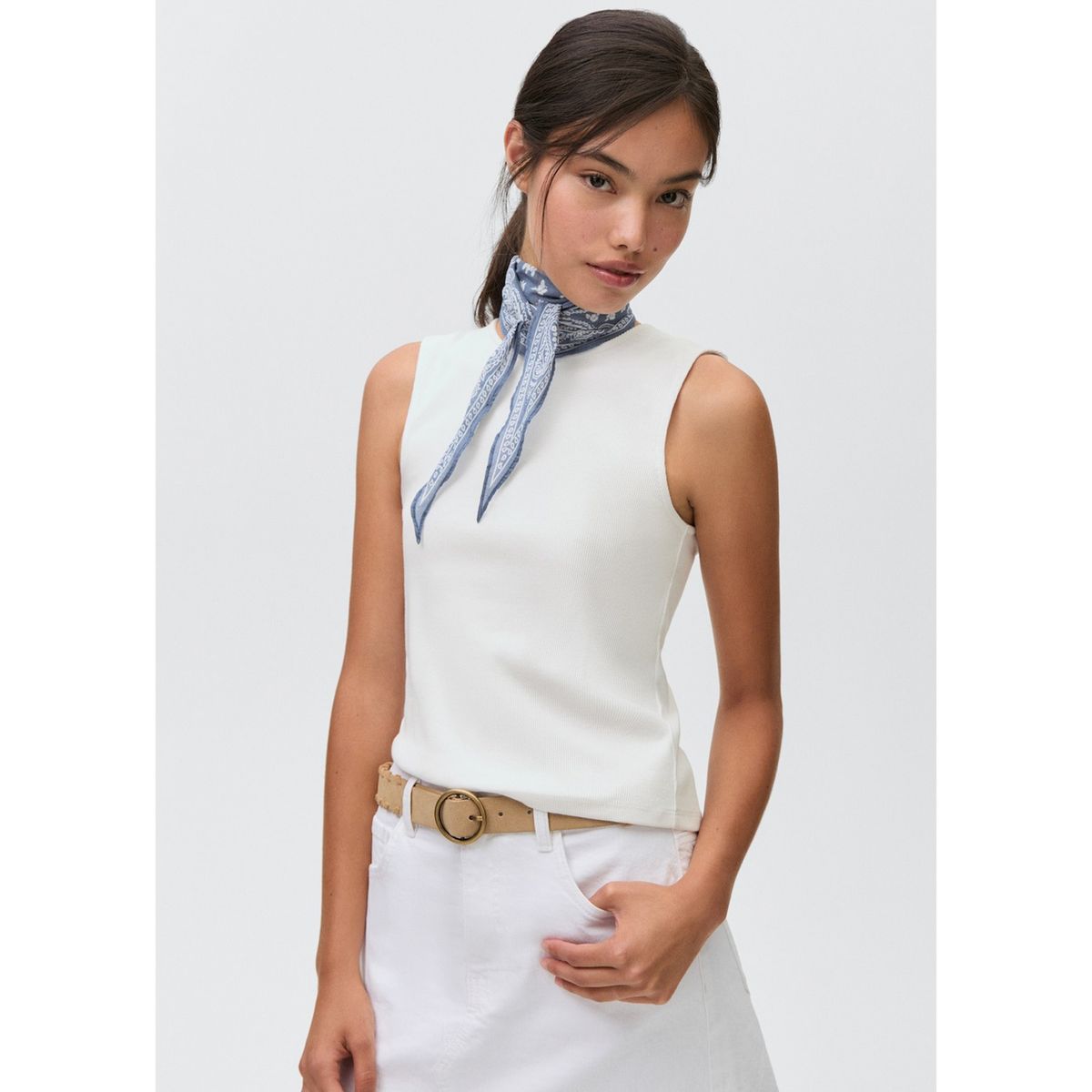 MANGO TEEN - Top Casual Mujer Mango Teen