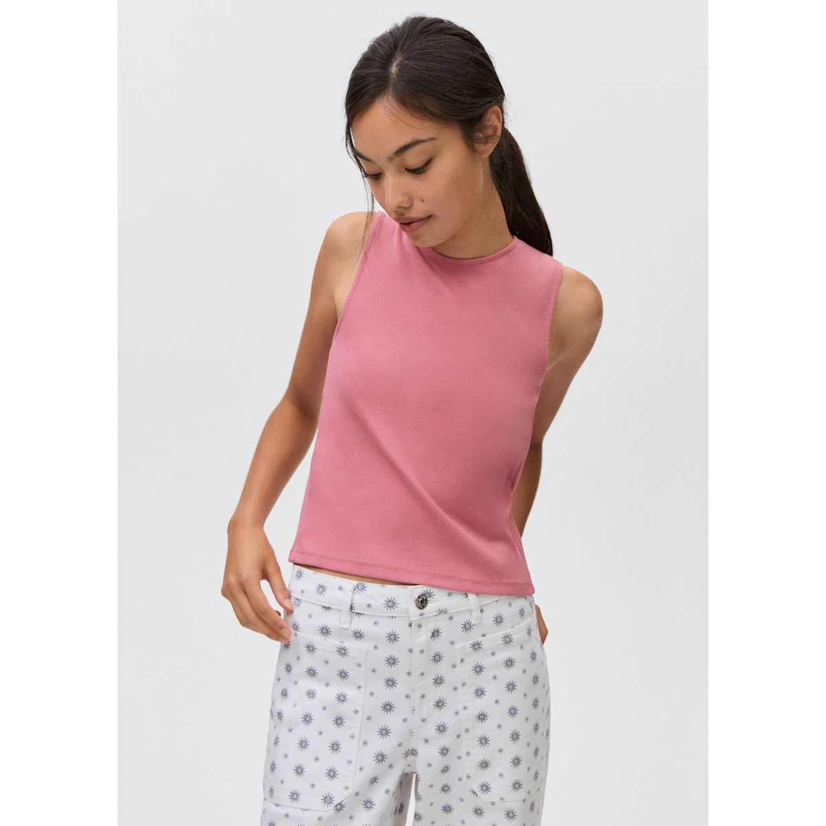 MANGO TEEN - Top Casual Mujer Mango Teen