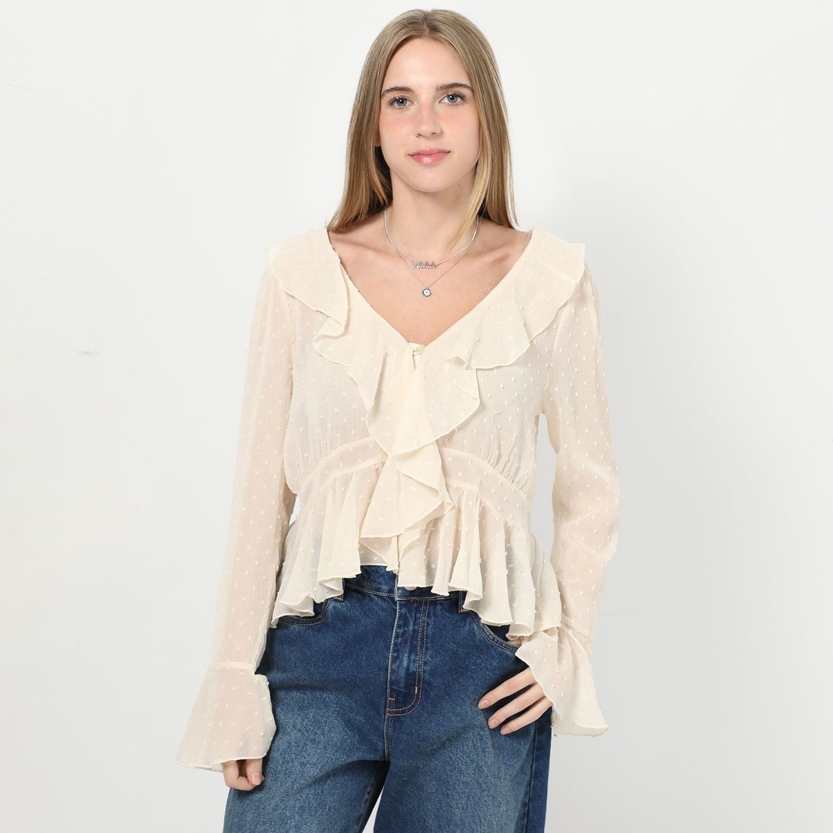 SYBILLA - Blusa Manga Larga Mujer Sybilla