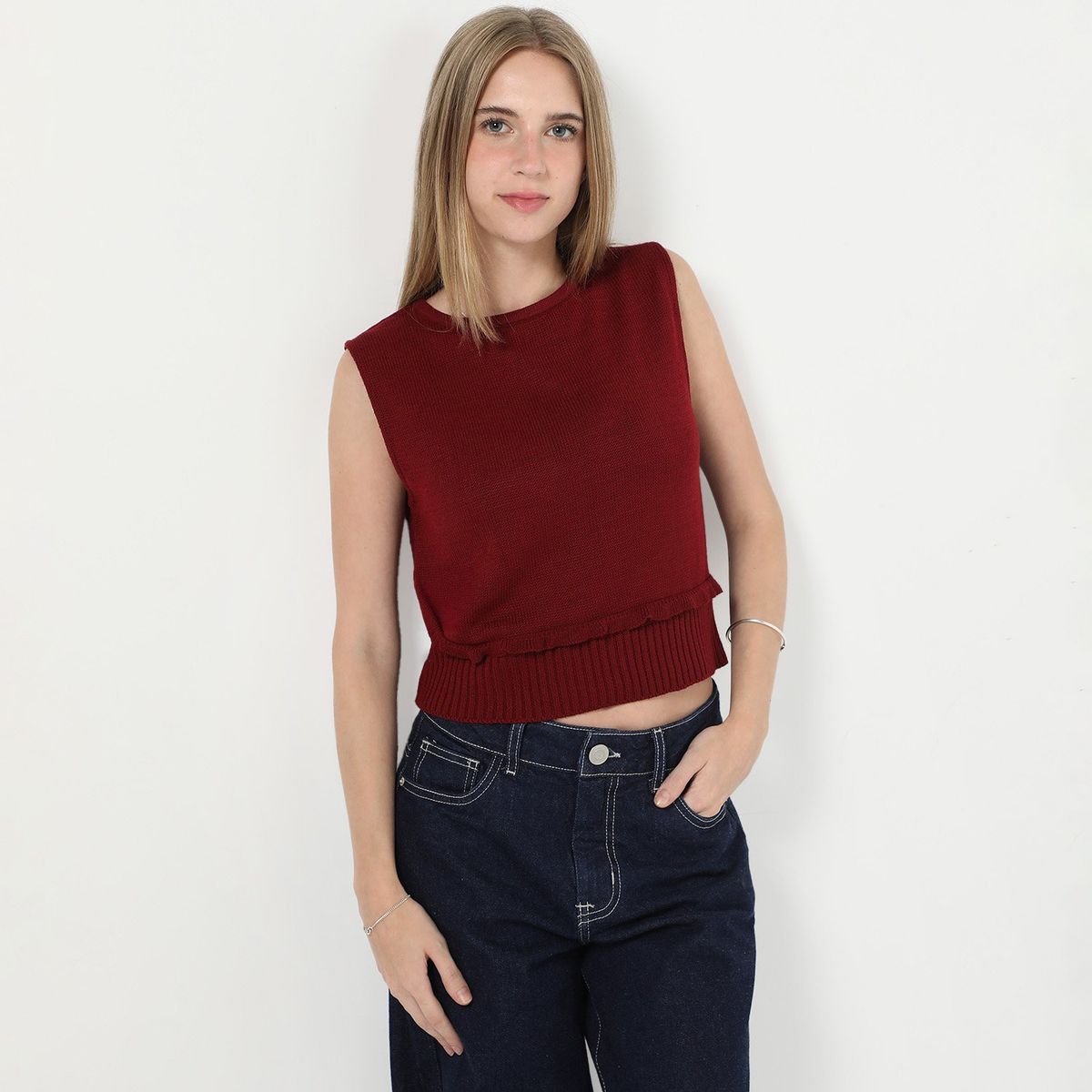 SYBILLA - Chaleco Algodón Mujer Sybilla