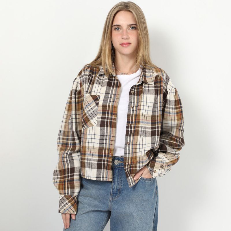 SYBILLA - Blusa Manga Larga Algodón Mujer Sybilla