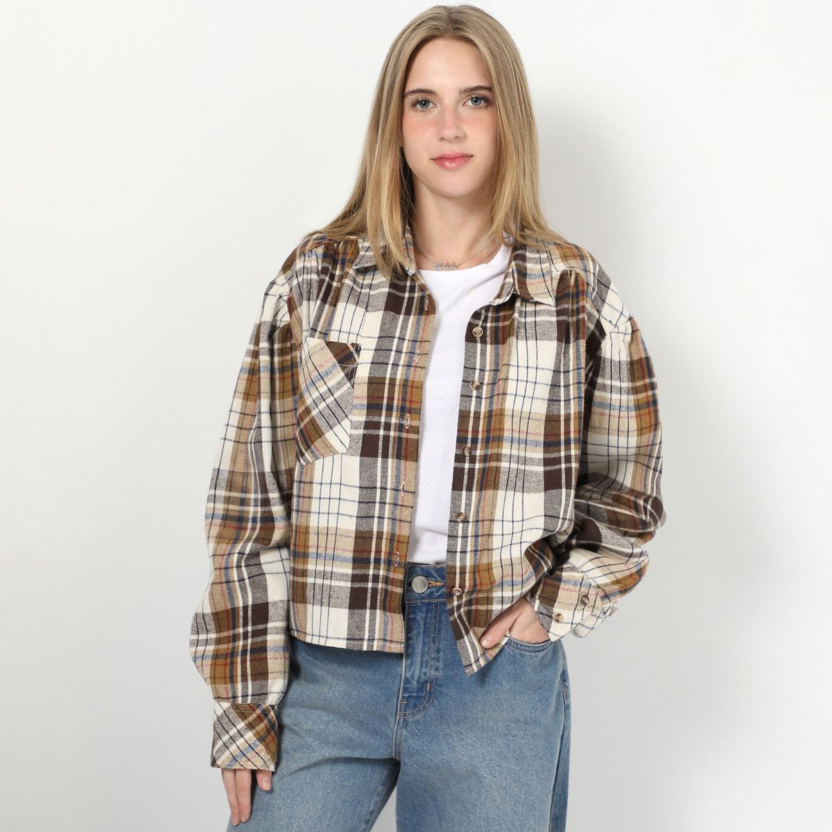 SYBILLA - Blusa Manga Larga Algodón Mujer Sybilla