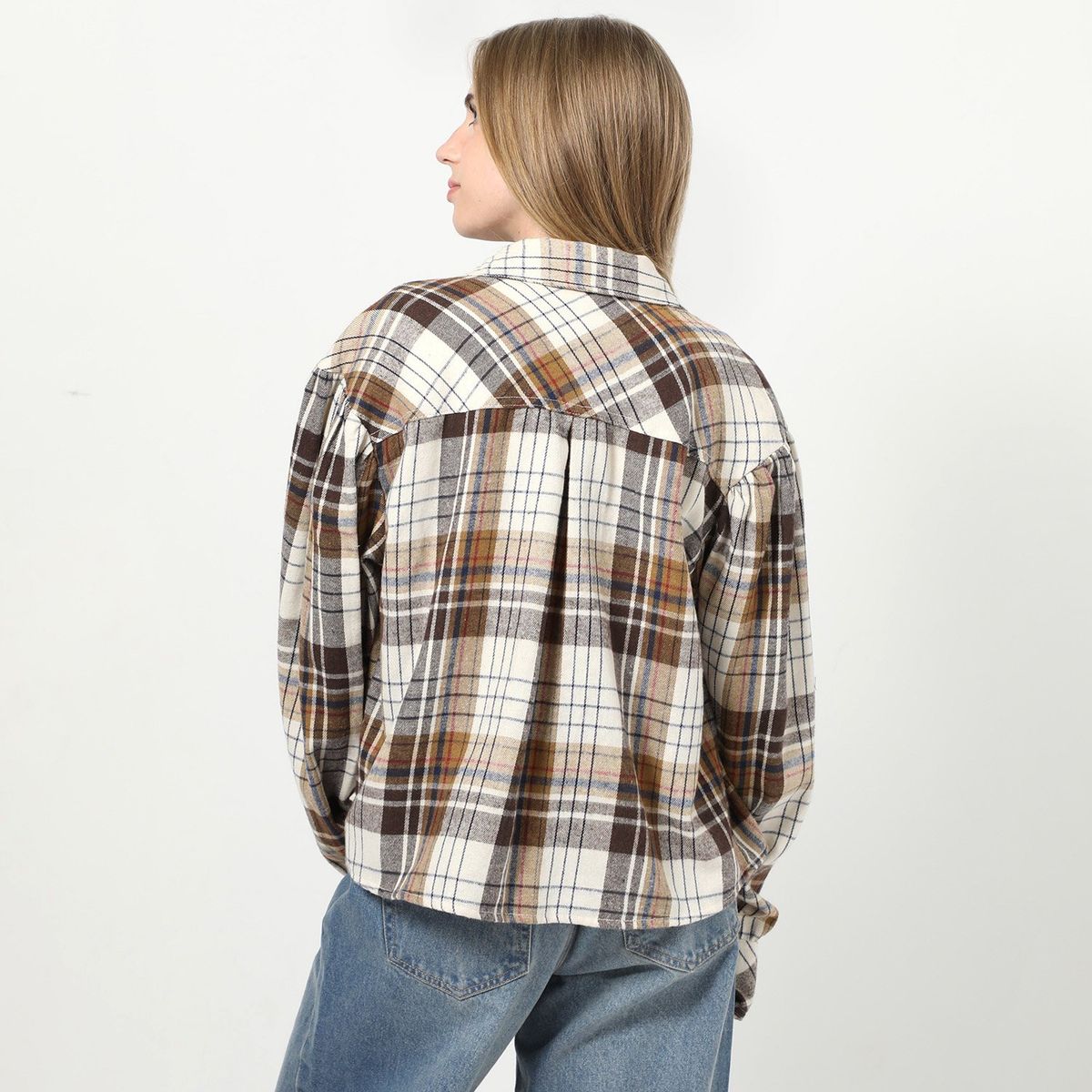 SYBILLA - Blusa Manga Larga Algodón Mujer Sybilla