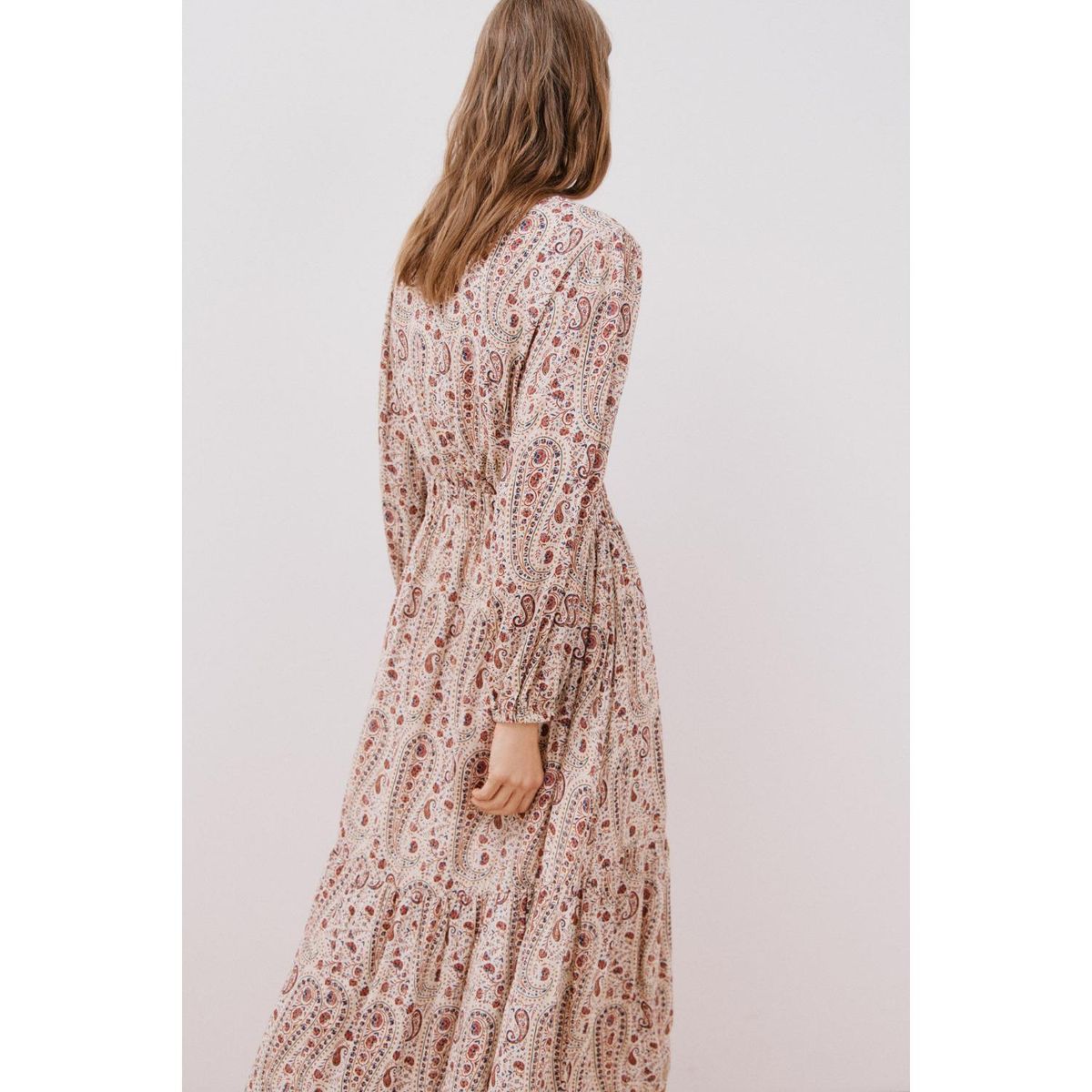 CORTEFIEL - Vestido Largo Casual Mujer Cortefiel