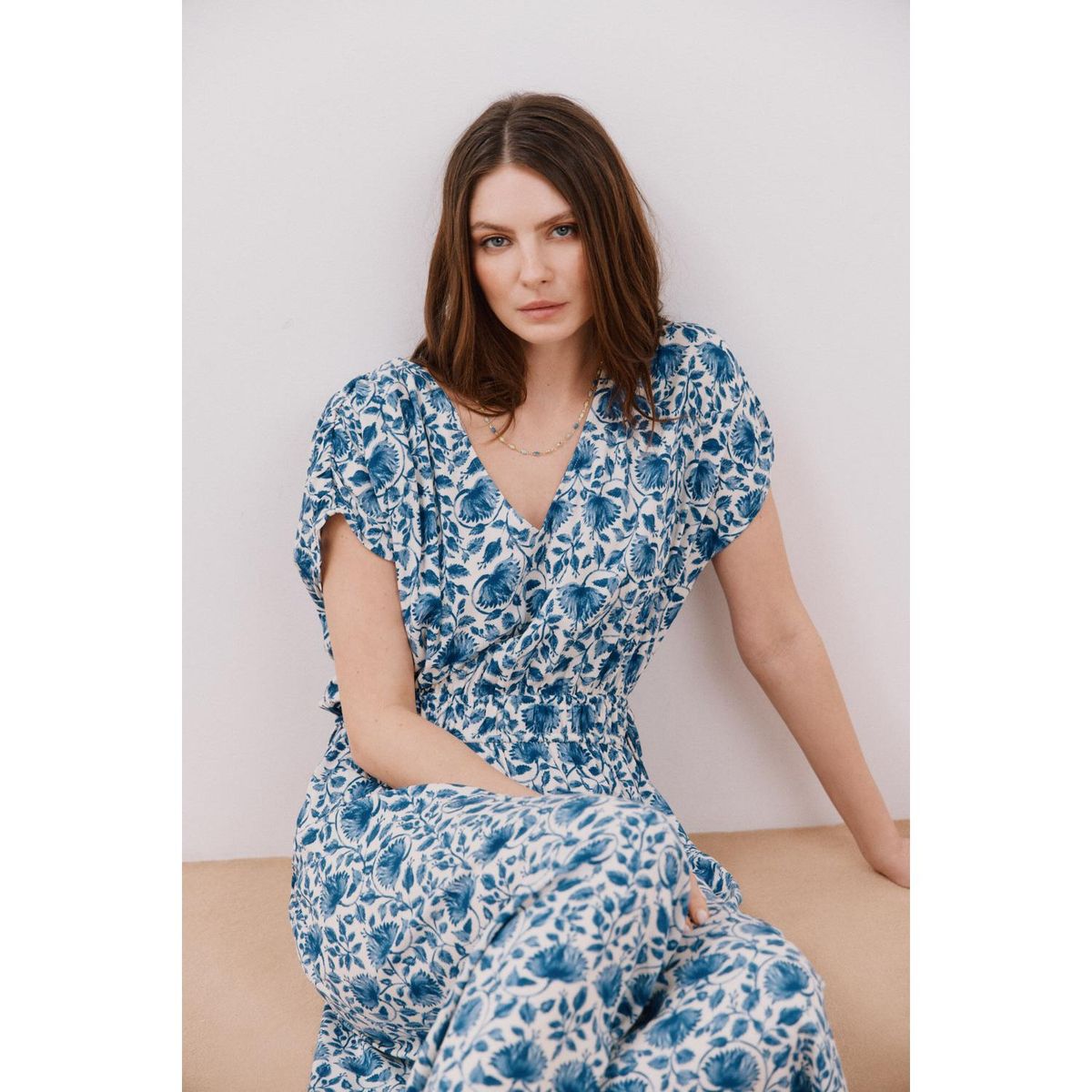 CORTEFIEL - Vestido Largo Casual Mujer Cortefiel