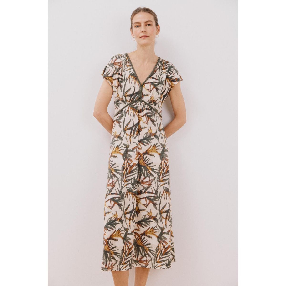 CORTEFIEL - Vestido Corto Casual Mujer Cortefiel