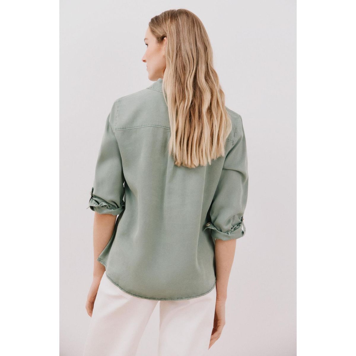 CORTEFIEL - Blusa Manga Larga Casual Mujer Cortefiel