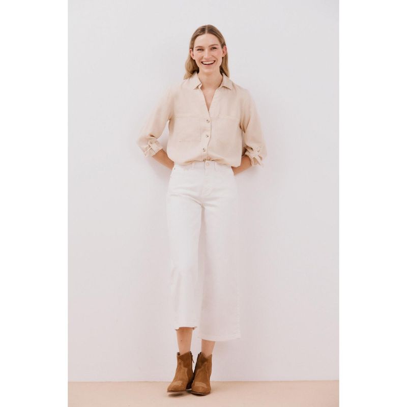 CORTEFIEL - Blusa Manga Larga Casual Mujer Cortefiel