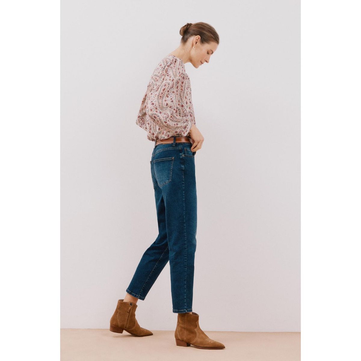 CORTEFIEL - Blusa Manga Larga Casual Mujer Cortefiel