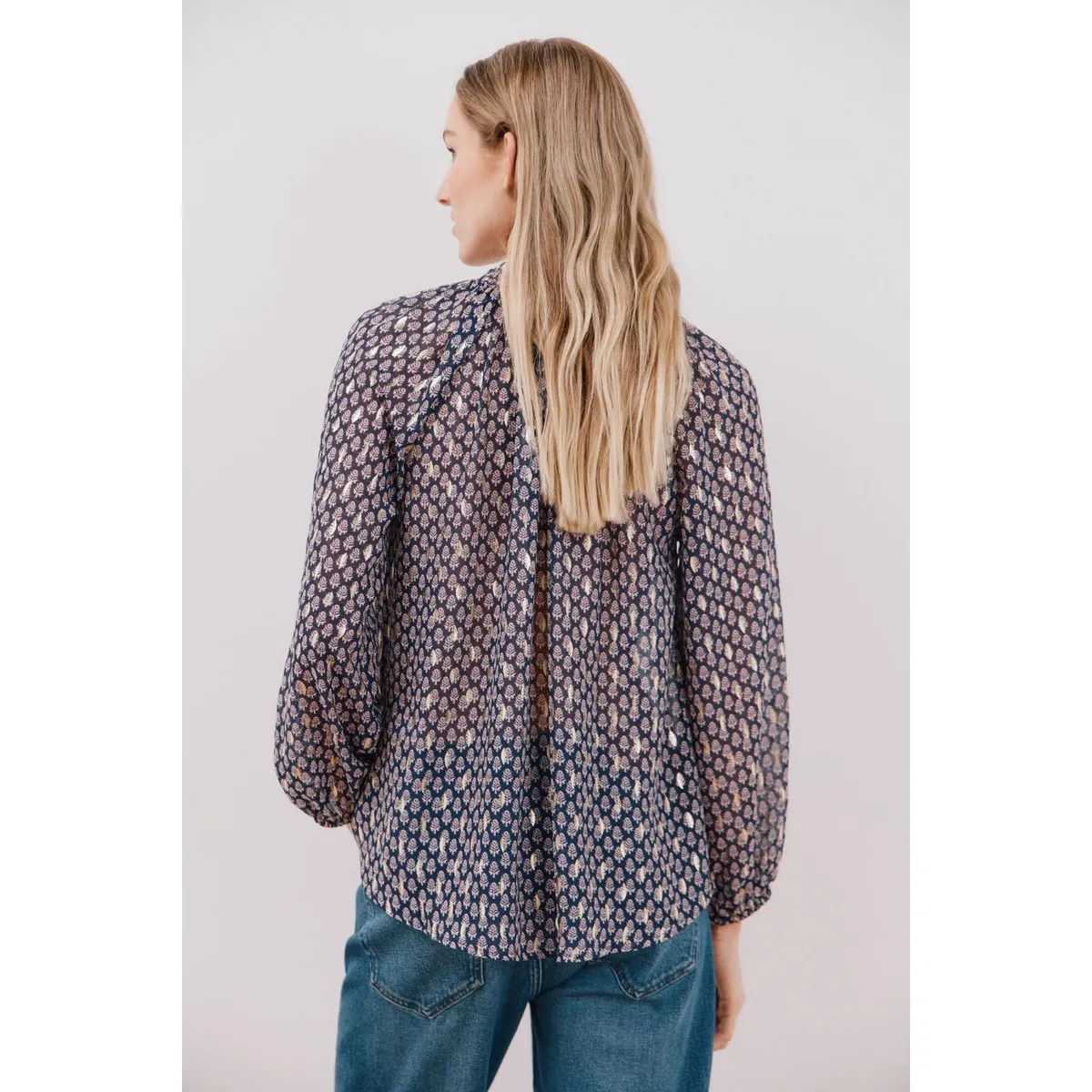 CORTEFIEL - Blusa Manga Larga Casual Mujer Cortefiel