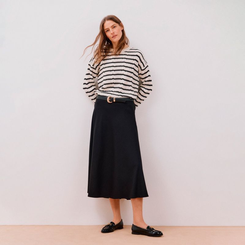 CORTEFIEL - Falda Larga Casual Mujer Cortefiel