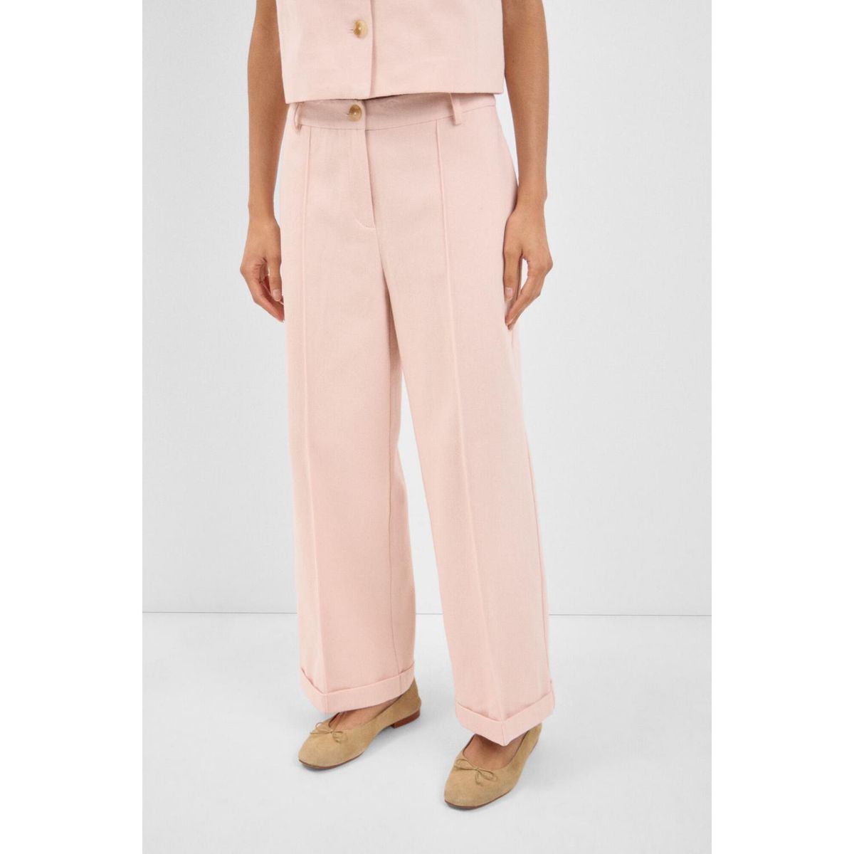 CORTEFIEL - Pantalón 100% Algodón Mujer Cortefiel.