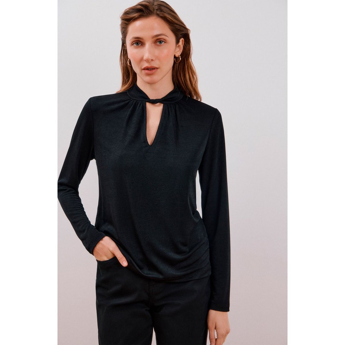 CORTEFIEL - Polo Manga Larga Casual Mujer Cortefiel