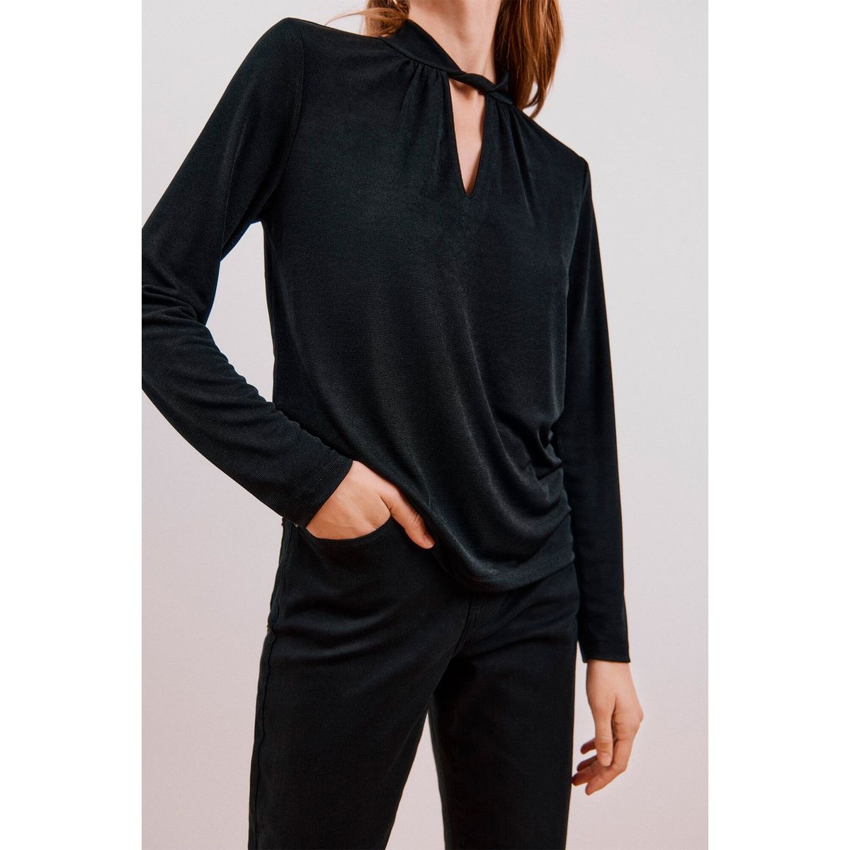 CORTEFIEL - Polo Manga Larga Casual Mujer Cortefiel