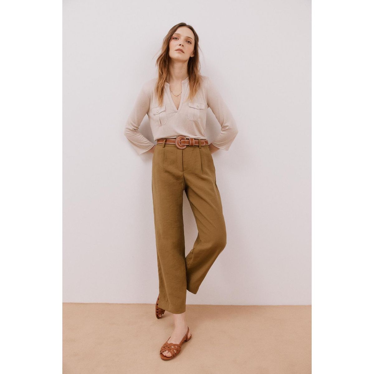 CORTEFIEL - Polo Manga Larga Casual Mujer Cortefiel