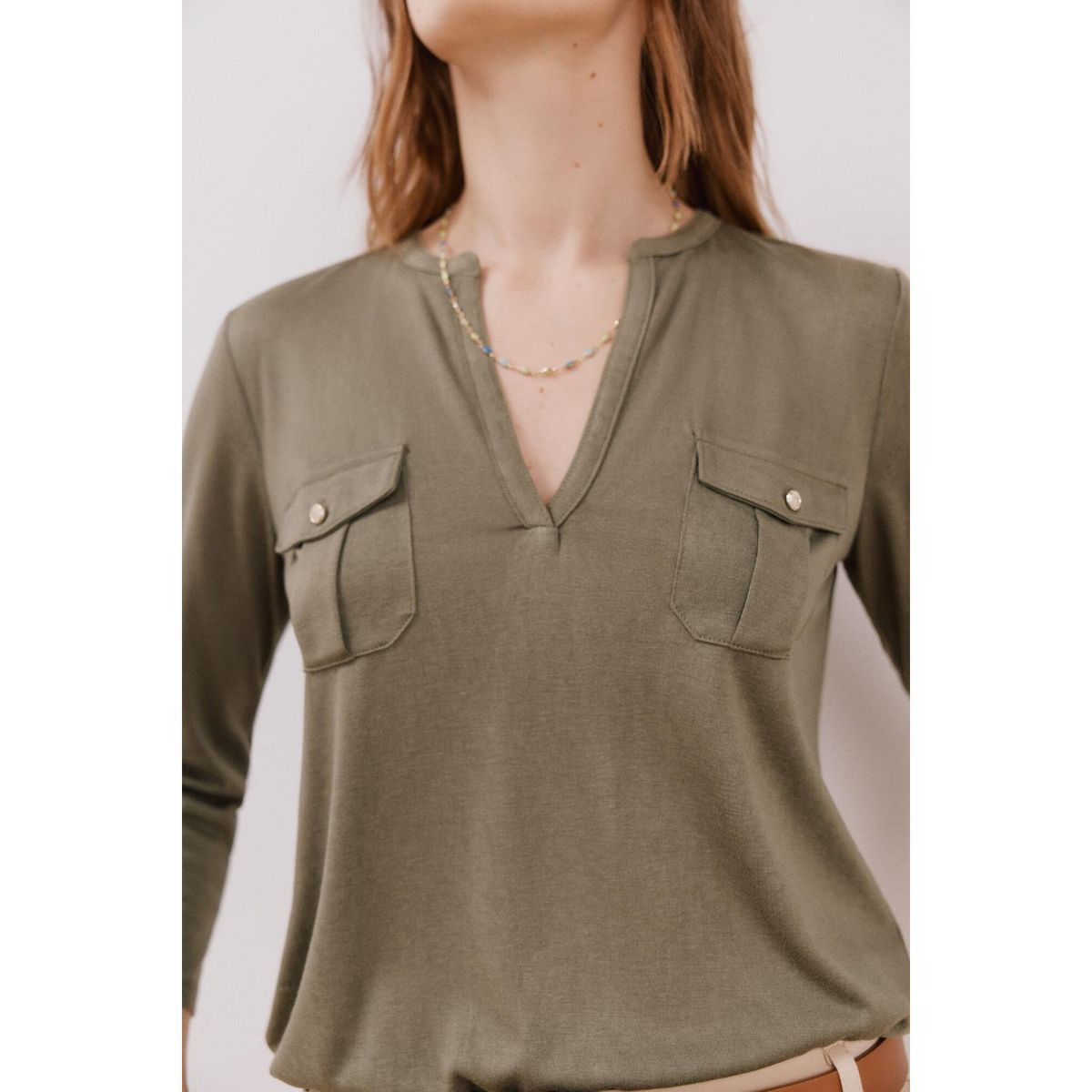 CORTEFIEL - Polo Manga Larga Casual Mujer Cortefiel