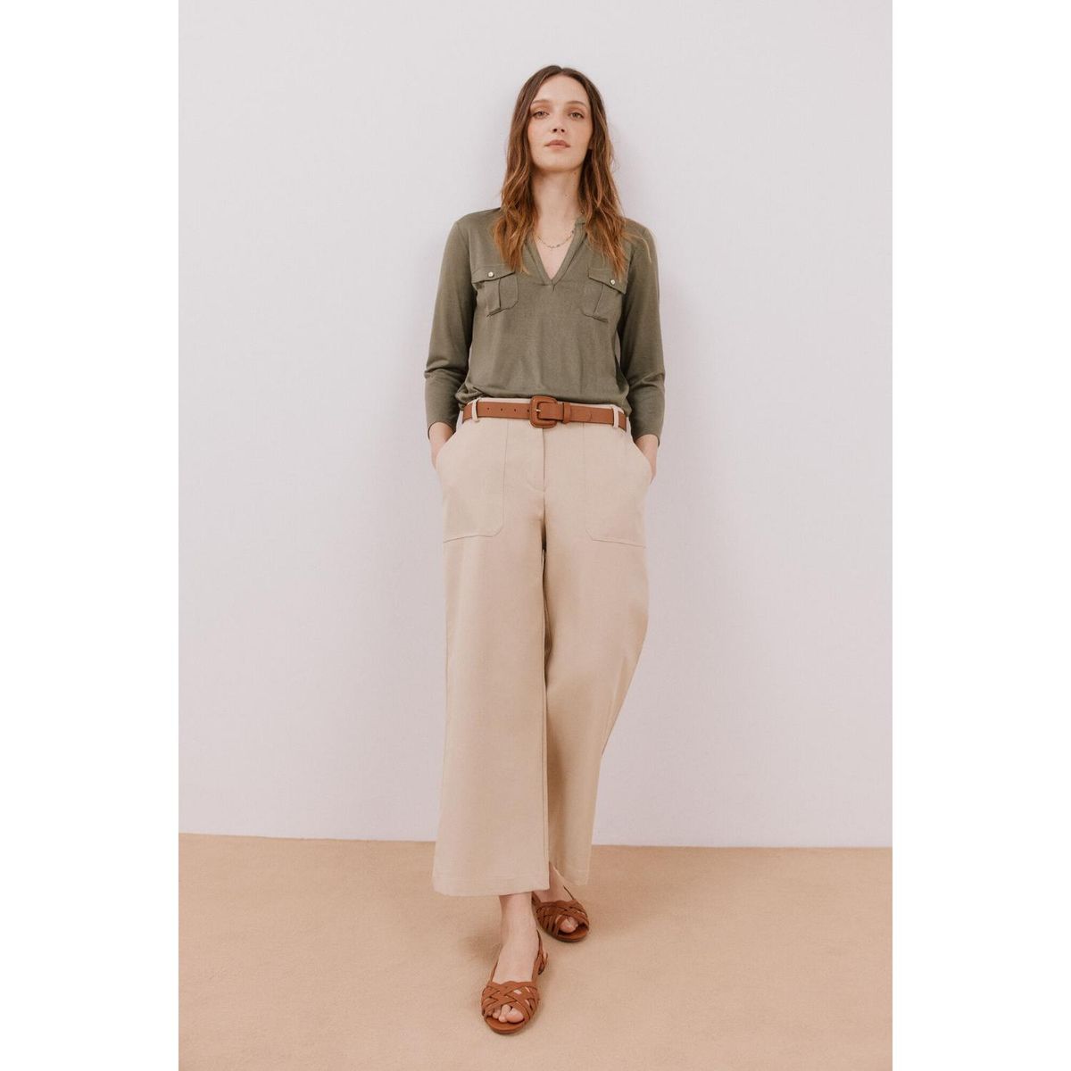 CORTEFIEL - Polo Manga Larga Casual Mujer Cortefiel