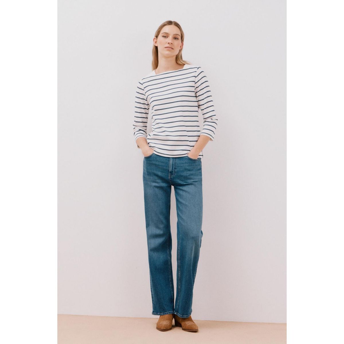 CORTEFIEL - Polo Manga Larga 100% Algodón Mujer Cortefiel