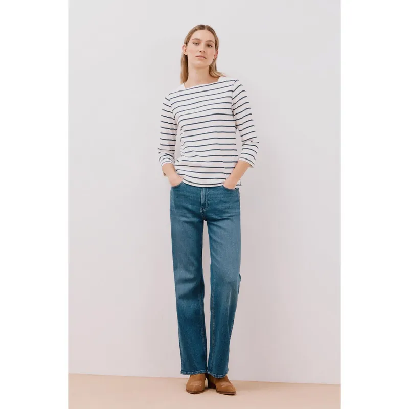 CORTEFIEL - Polo Manga Larga 100% Algodón Mujer Cortefiel