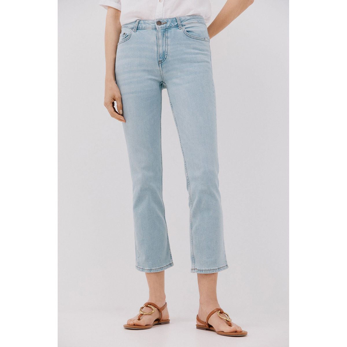 CORTEFIEL - Jean Recto Algodón Mujer Cortefiel