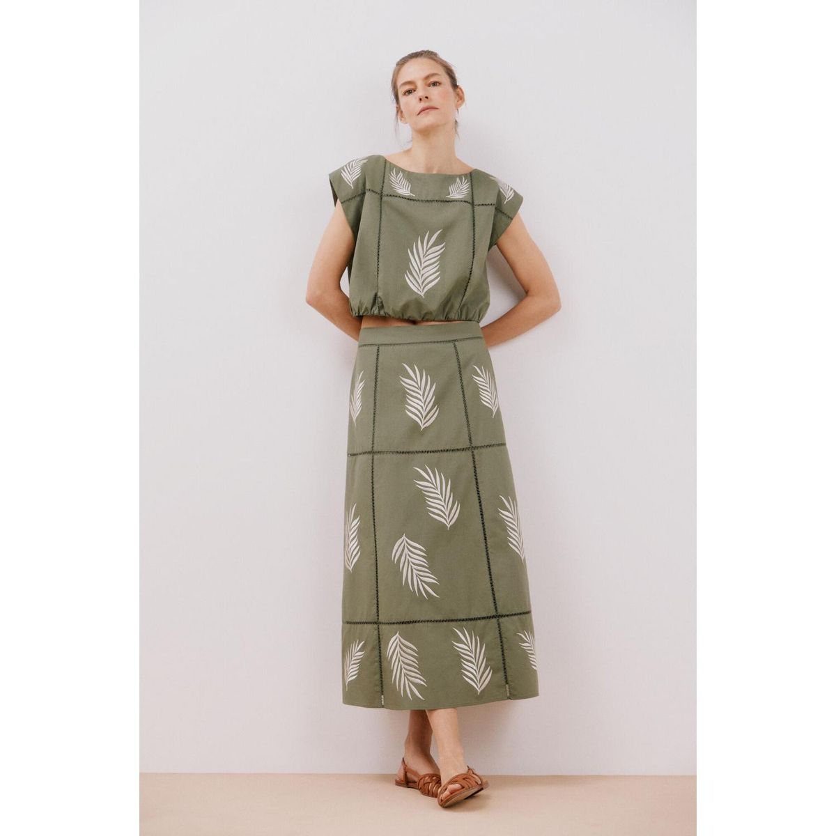 CORTEFIEL - Top Manga Corta 100% Algodón Mujer Cortefiel