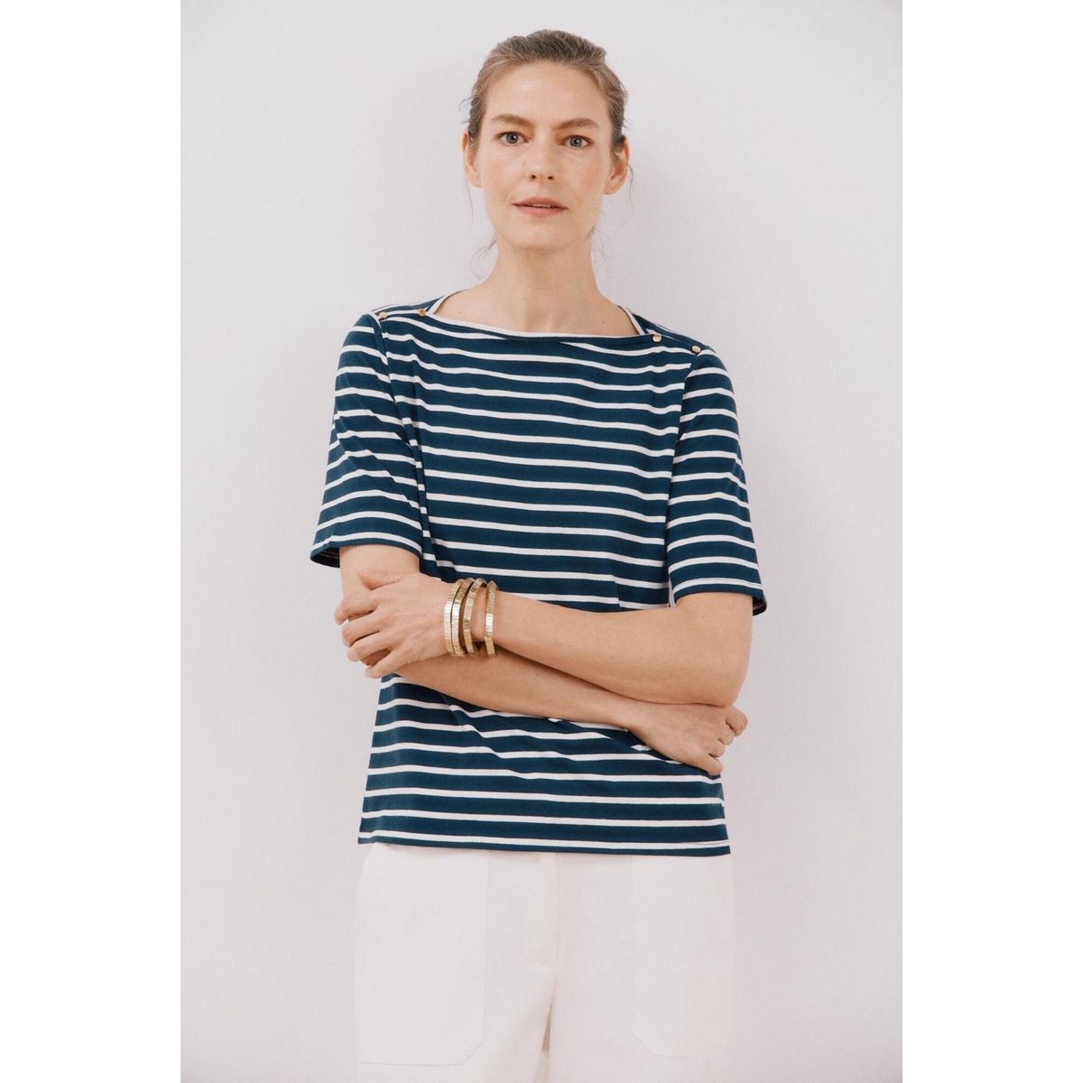 CORTEFIEL - Polo Manga Corta Algodón Mujer Cortefiel