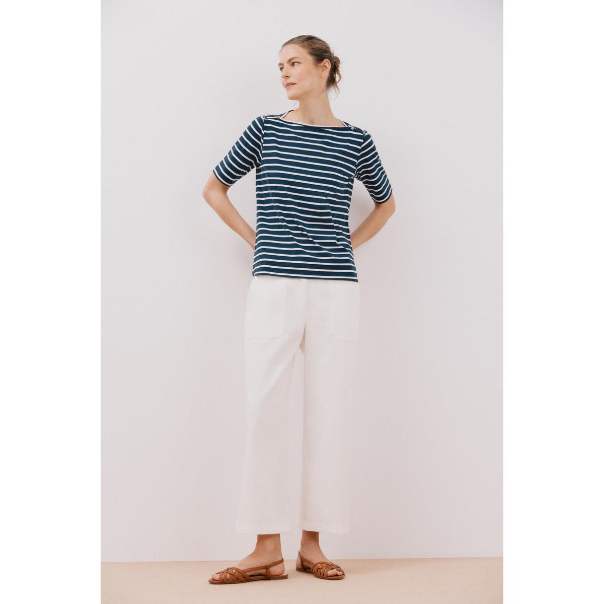 CORTEFIEL - Polo Manga Corta Algodón Mujer Cortefiel