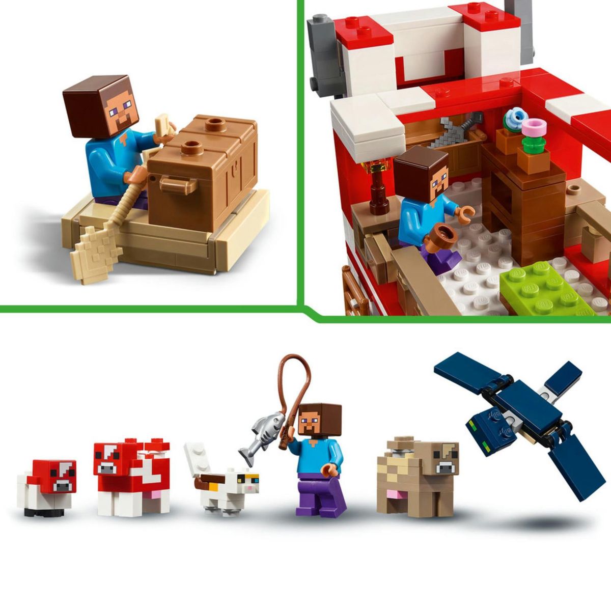 LEGO - Juguete Armable La Casa de Los Hongos Lego