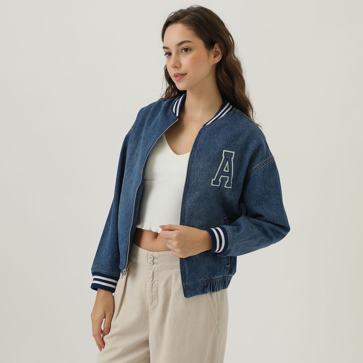 AMERICAN ABBEY - Bomber Denim