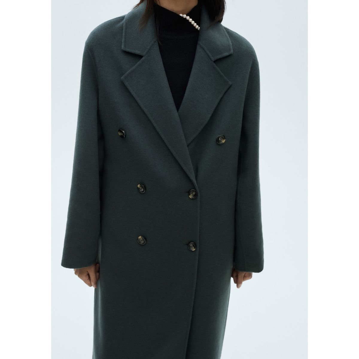 MANGO - Abrigo Casual Mujer Mango