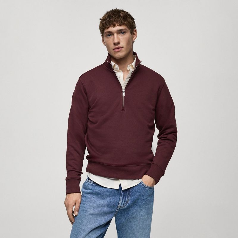 MANGO - Chompa Regular Fit Hombre Mango Man