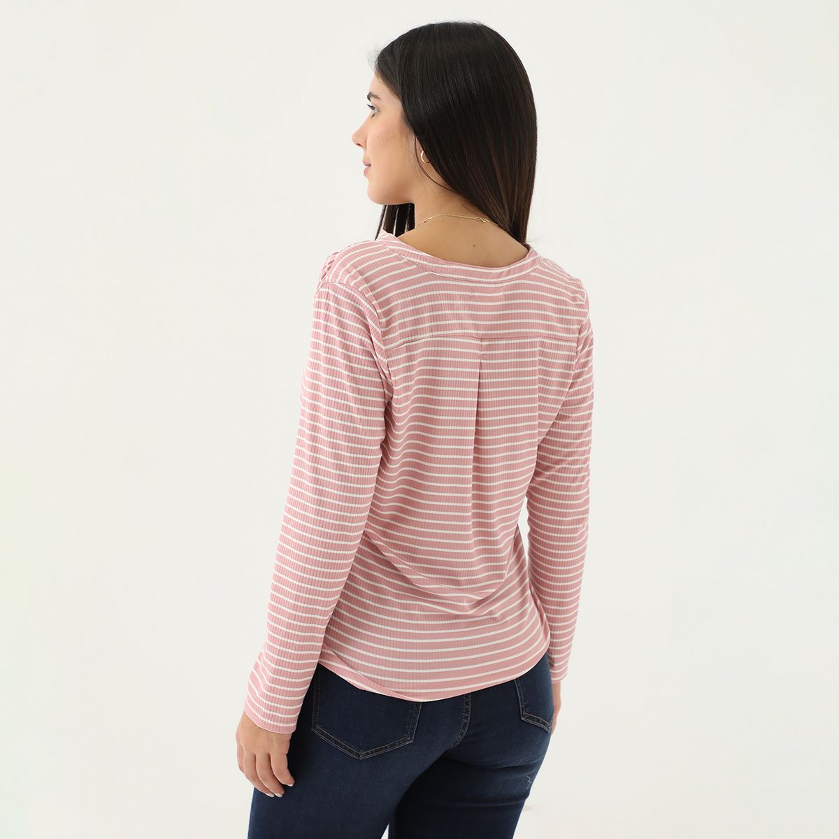 UNIVERSITY CLUB - Polo Manga Larga Casual Mujer University Club