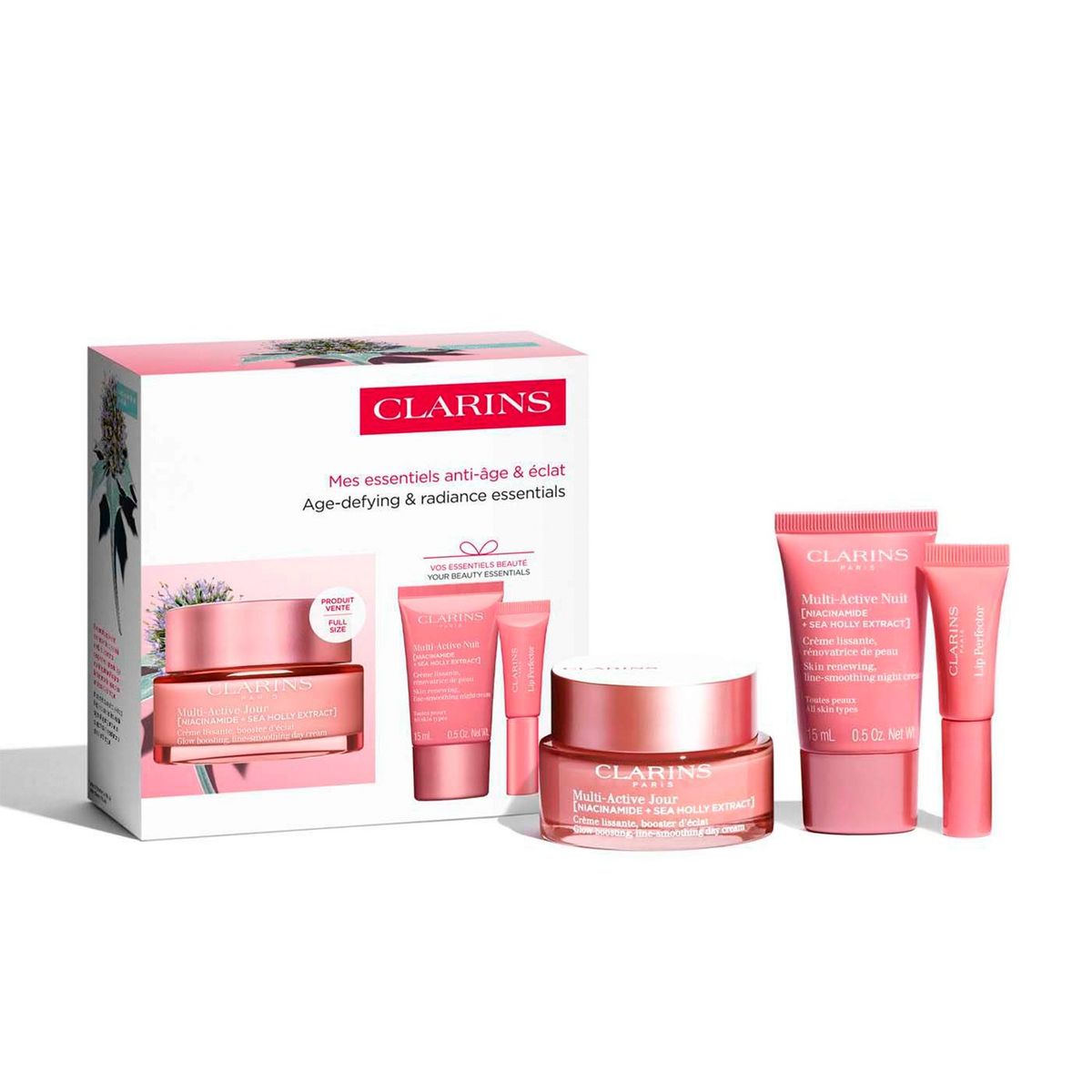 CLARINS - Set Antiedad Multi-active 50m+minis