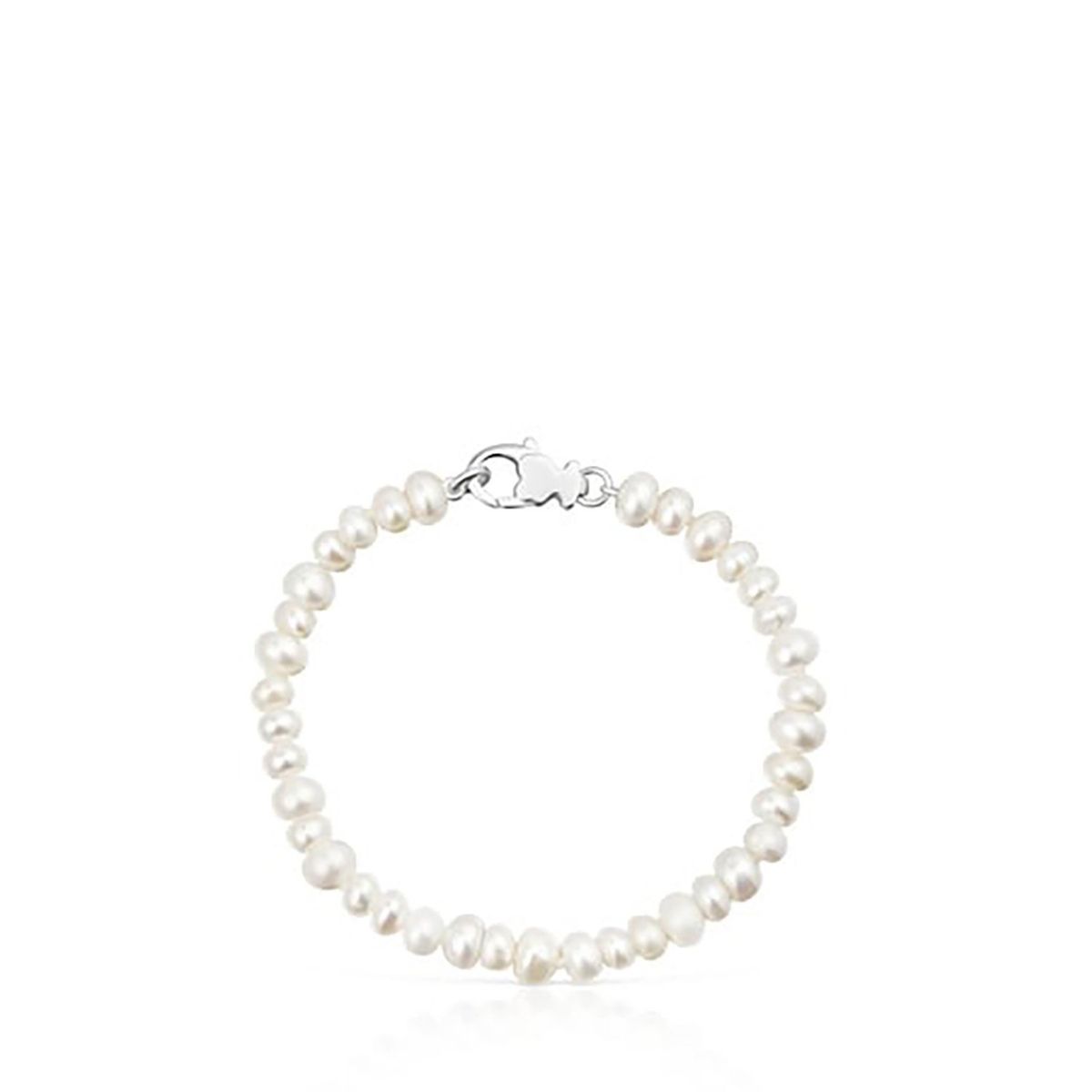 TOUS - Pulsera Plata Perlas Mosqueton
