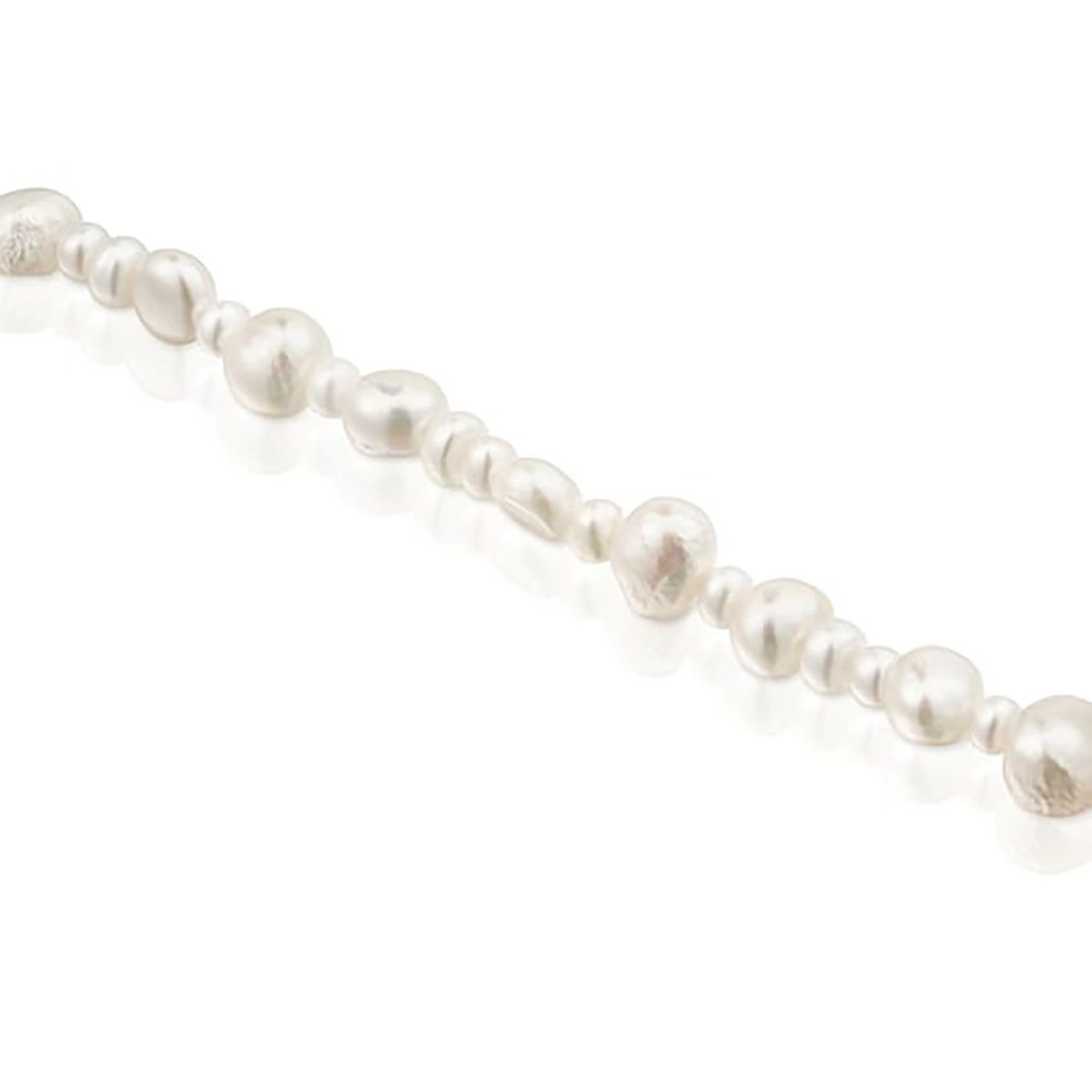 TOUS - Pulsera Plata Perlas Grandes