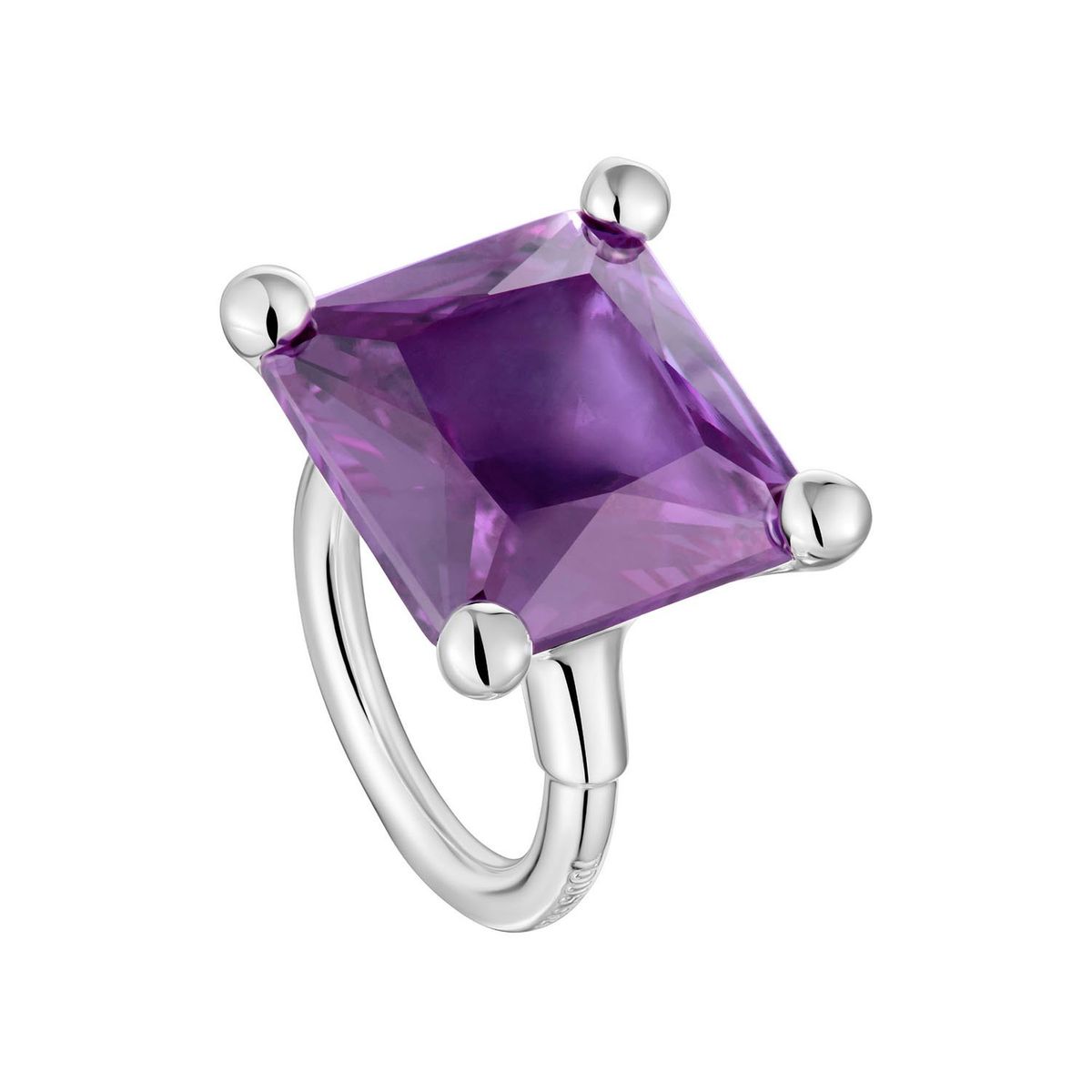 TOUS - Anillo Plata Lgg Zafiro Lila 18 mm