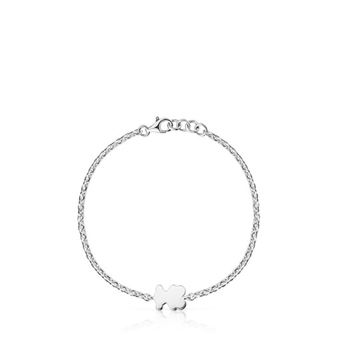 TOUS - Pulsera Plata 1Rale Oso 10 mm