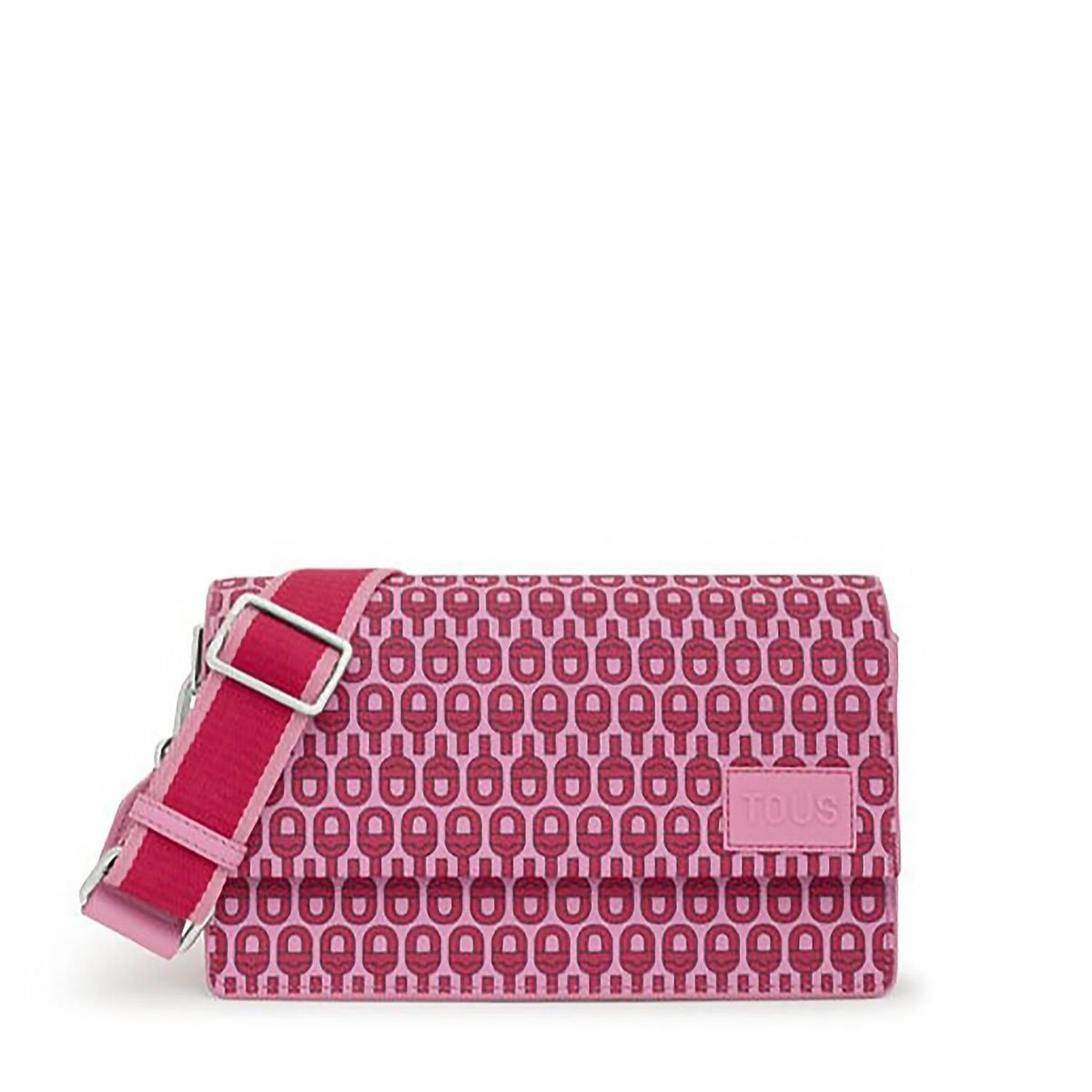 TOUS - Cartera M. Flap Essence Fucsia