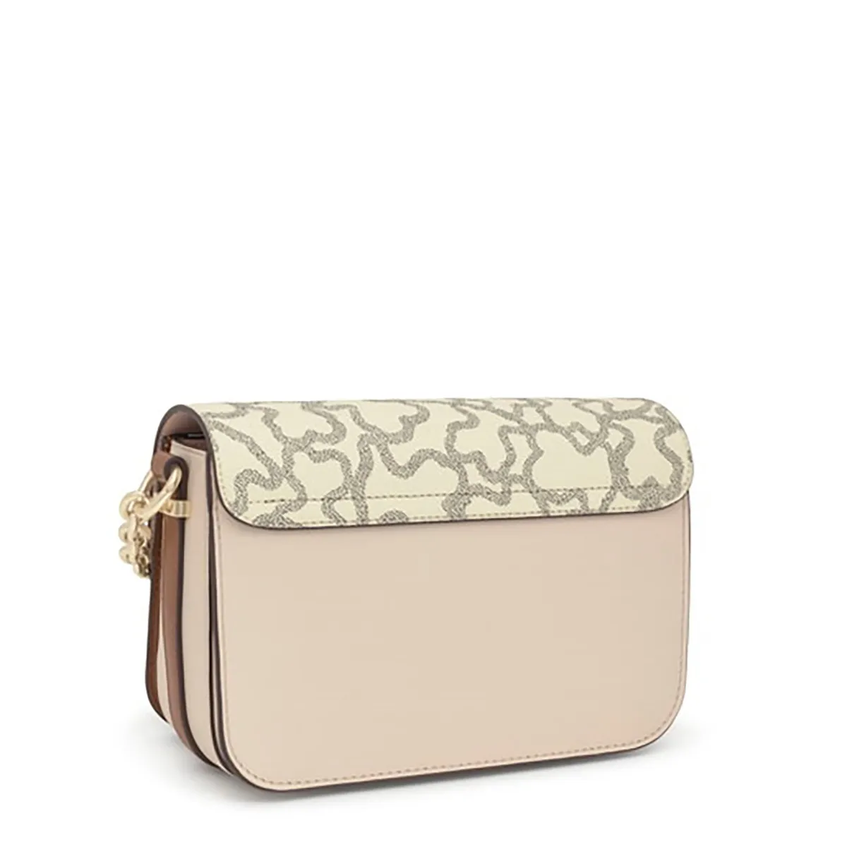 TOUS - Bandolera M. Chain Kaos Camel-Beige.