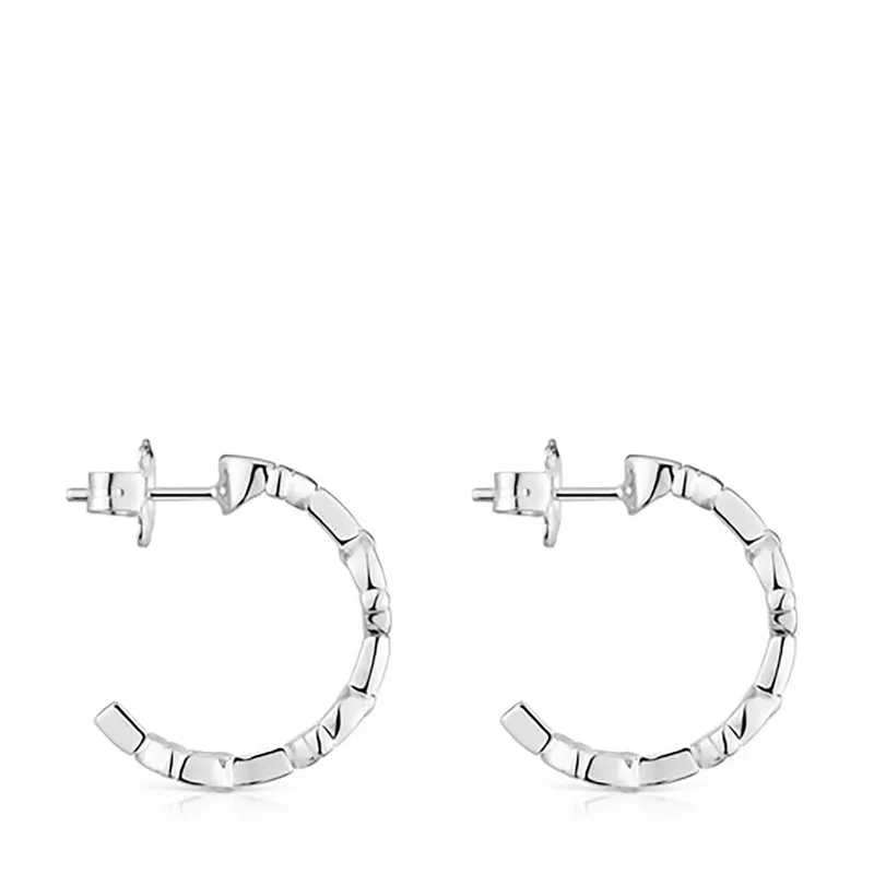 TOUS - Aretes Plata 1Le y Eslabones 174 mm Tous