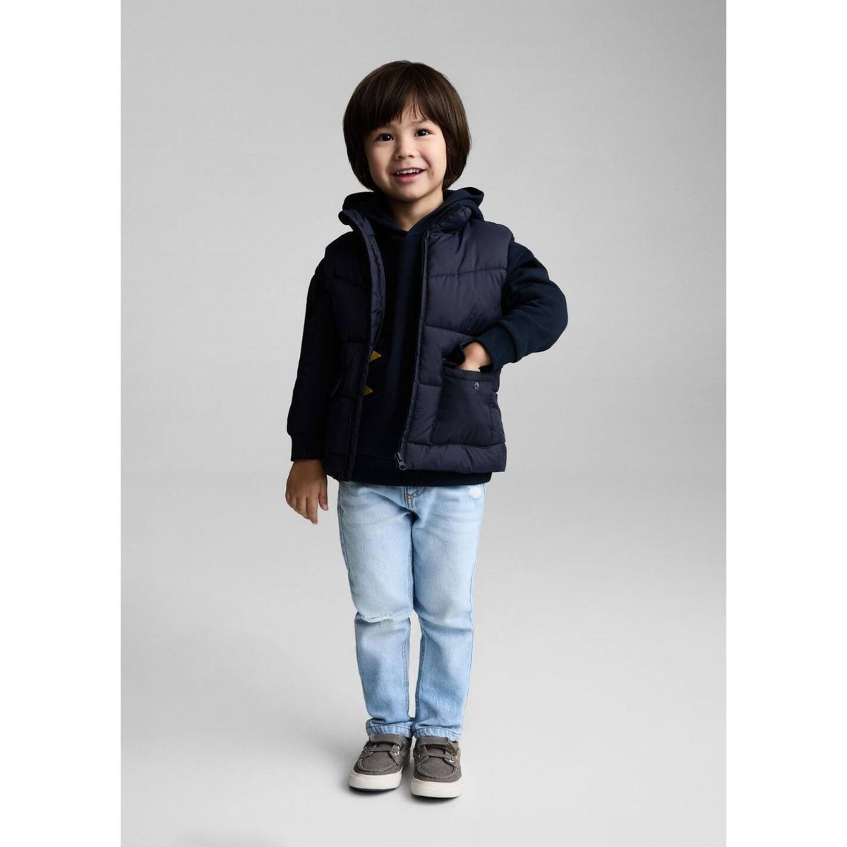 MANGO KIDS - Casaca Bebé Niño Mango Kids